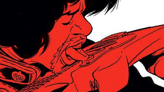 Hendrix: Electric Requiem is a graphic novel that charts the life of the guitar icon