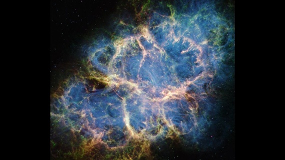 Iconic Crab Nebula shines in gorgeous JWST image