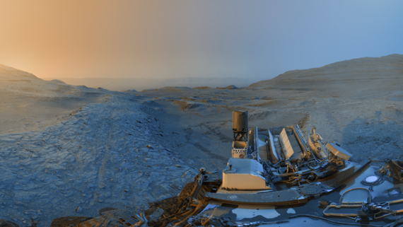 NASA's Curiosity rover shares stunning Mars panorama