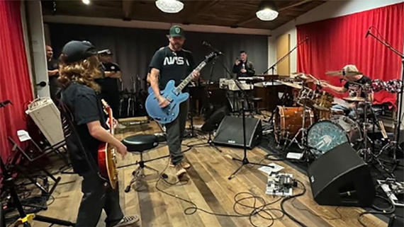 “Reverlong reunion!” Watch Scott Ian’s 12-year-old son, Revel, reunite with Foo Fighters at Dave Grohl’s studio to jam Everlong