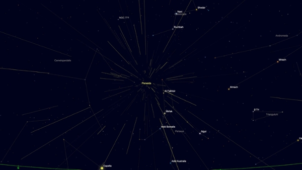 Thursday, Aug. 6: Look for Perseids brightening the summer sky