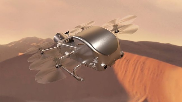 Dragonfly probe will ride Falcon Heavy rocket to moon Titan