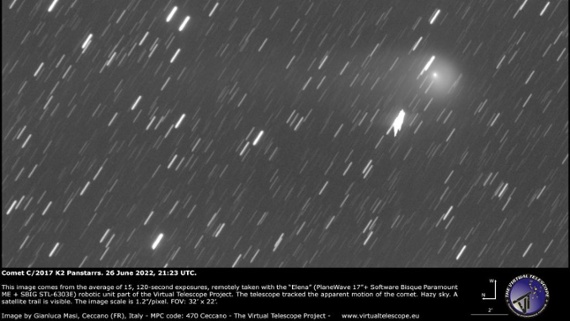 Goodbye, Comet K2! Next stop is closest approach to the sun