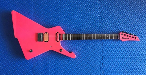 Paul Gilbert's one-of-a-kind 1987 Ibanez “Ice-Stroyer” guitar is back on sale on Reverb.com