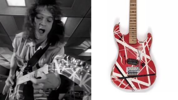 Eddie Van Halen’s Hot For Teacher Kramer has sold at auction for nearly $4,000,000