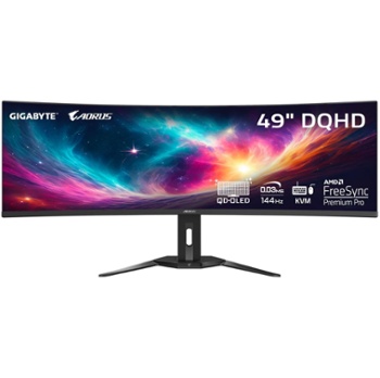 Gigabyte Aorus CO49DQ | 49-inch | 144Hz | 5120 x 1440 | OLED | $899 at Amazon (save $200.99)
