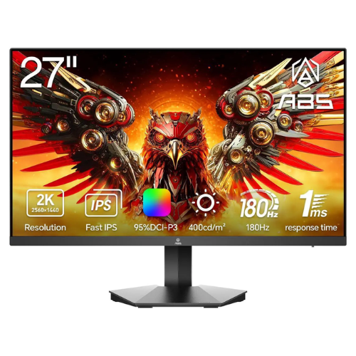 ABS 27-inch 1440p 240Hz Fast IPS Gaming Monitor: was $249.99 now $139.99 at Newegg
