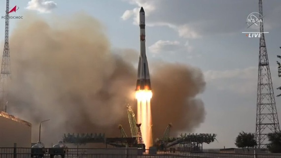 Russian rocket launches robotic cargo ship to ISS