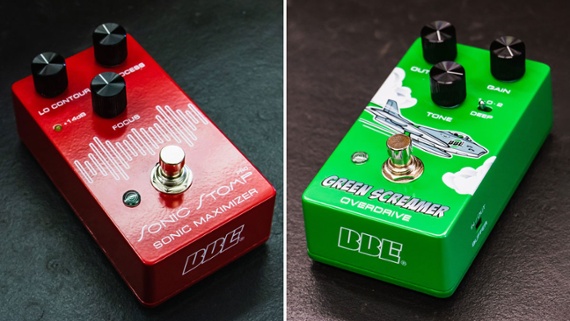 BBE launches the Sonic Stomp Pro and Green Screamer v2 Overdrive, updating two of its most popular pedals