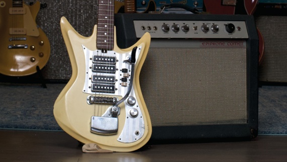 $50 pawnshop guitar? Not anymore. This ‘60s Teisco Del Ray ET-460 commands a four-figure sum on the vintage market
