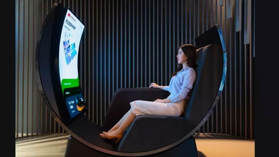 LG fits a giant display into the ultimate personal pod