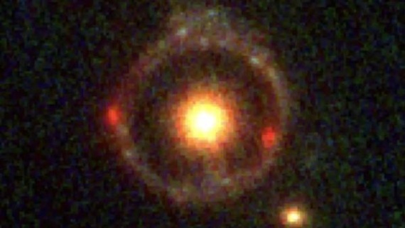 'Einstein ring' farthest gravitationally lensed object ever