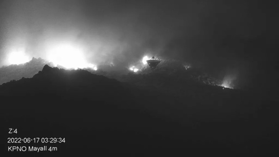 Arizona wildfire reaches famed Kitt Peak's telescopes