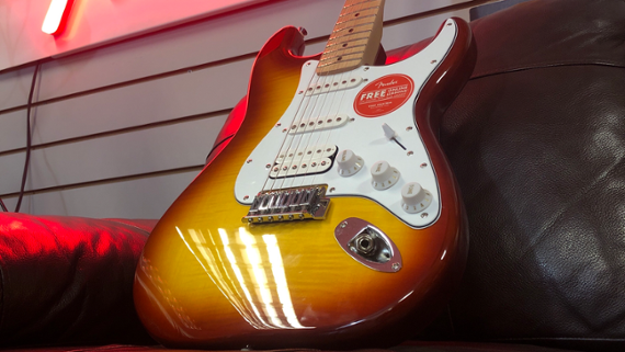 Squier Affinity Stratocaster FMT HSS review: a budget Strat that has plenty of tones to match its sizzling aesthetic
