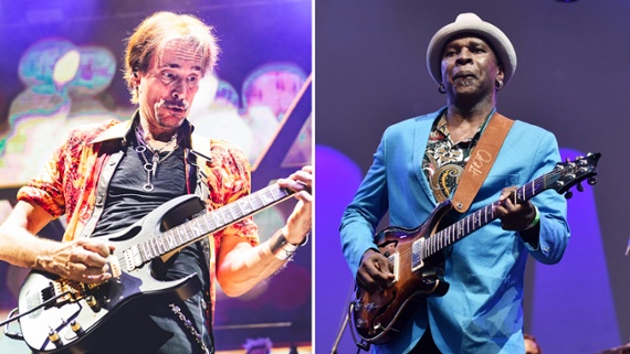 Watch Steve Vai nail Jimi Hendrix and Led Zeppelin tracks with Living Colour at the band's electrifying 2022 Rock In Rio set