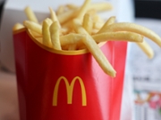French fries are seen in this illustration photo taken in McDonald's restaurant in Poland on November 24, 2024. (Photo by Jakub Porzycki/NurPhoto via Getty Images)