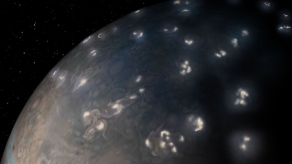 Jupiter's lightning is strikingly similar to Earth's