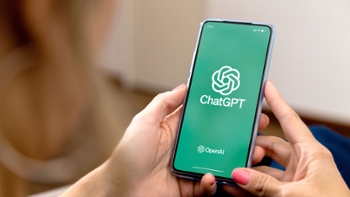 ChatGPT on a phone