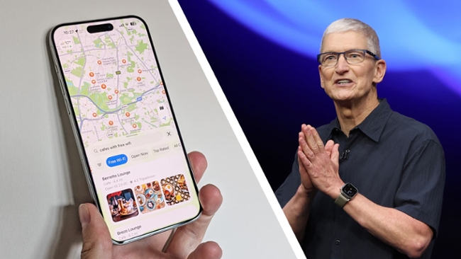Apple Maps and Apple CEO Tim Cook