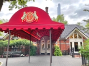 Tavern on the Green is a renowned landmark restaurant situated in Central Park, New York City. It is a sought-after venue for special events like weddings and has welcomed presidents, royalty, artists, actors, along with locals and tourists alike. The Victorian-style building originally served as a shelter for the park's flock of sheep. (Photo by: Deb Cohn-Orbach/UCG/Universal Images Group via Getty Images)