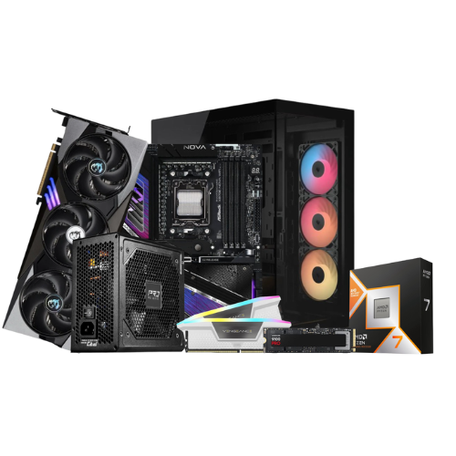 Combo: RTX 5080 / 9850X3D / Corsair Vengeance 64GB DDR5 / 2TB Samsung 9100 Pro SSD, PSU & Case: was $4,235.93 now $2,849.98 at Newegg